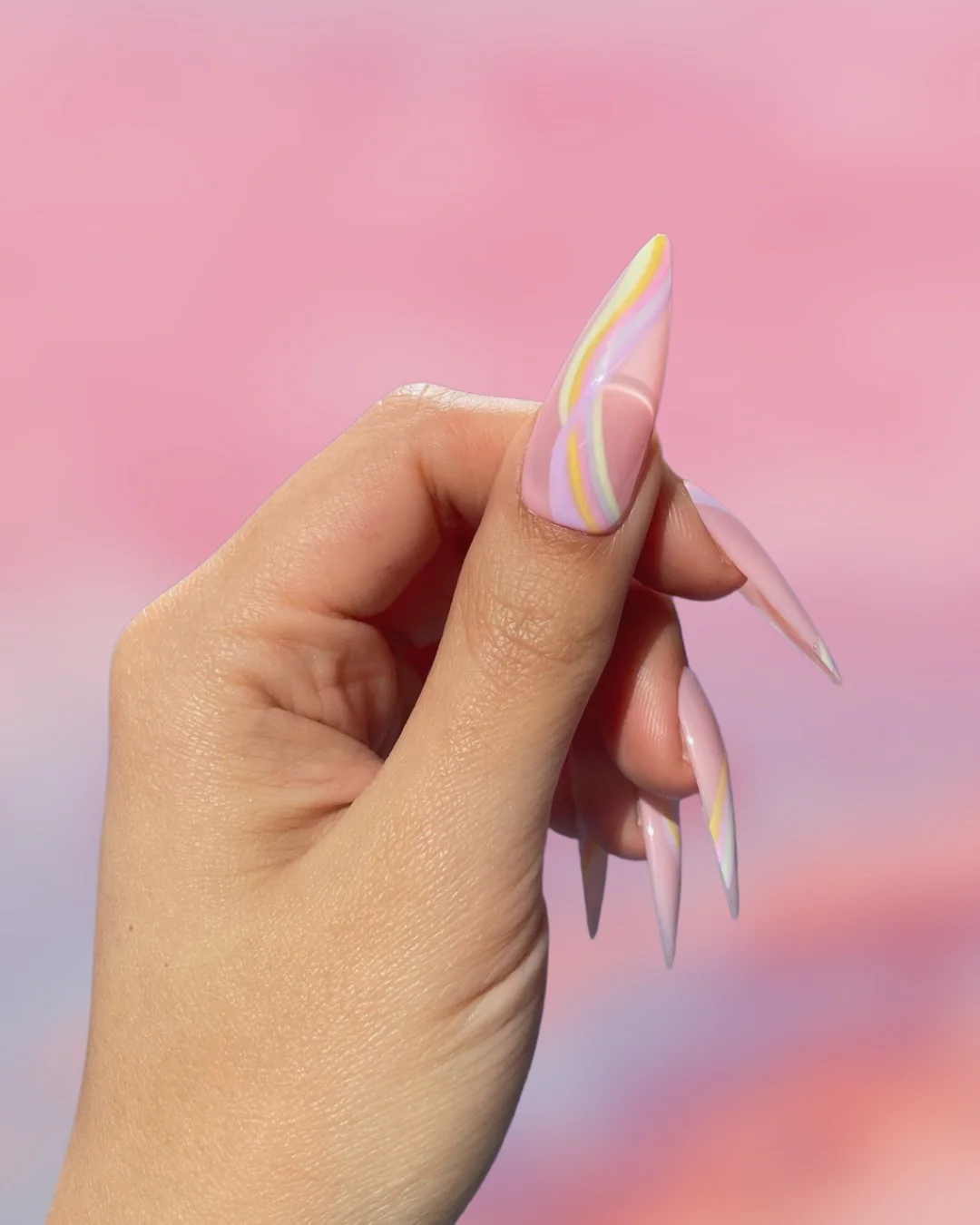 Pastel Swirls - Nail Gallerys