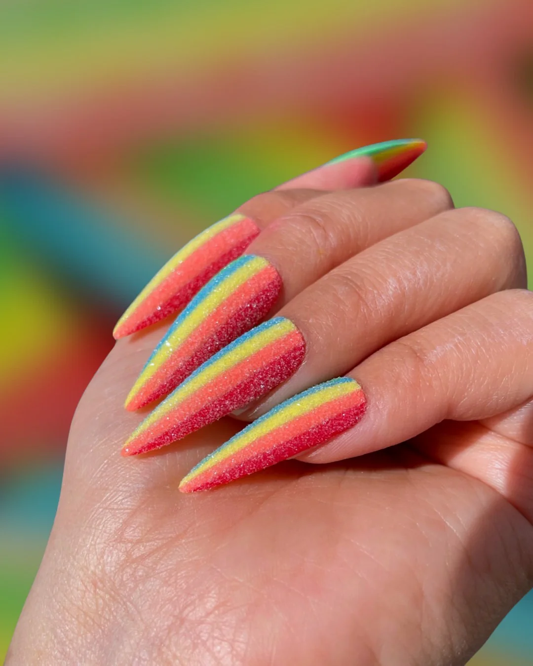 Rainbow Sours - Nail Gallerys
