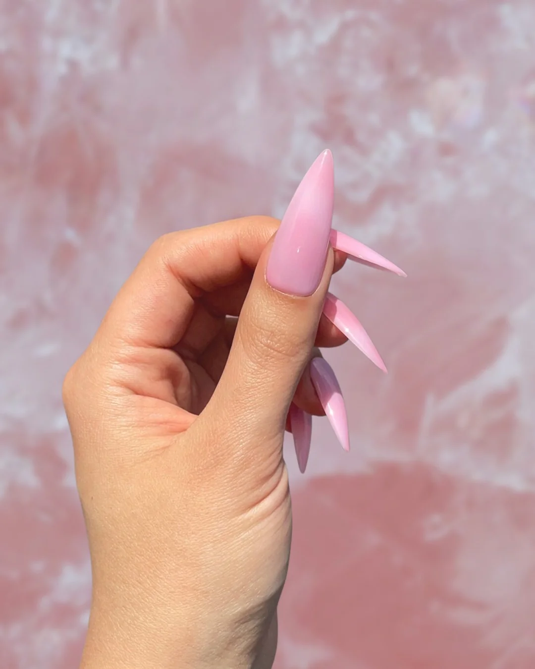 Rose Quartz Aura - Nail Gallerys