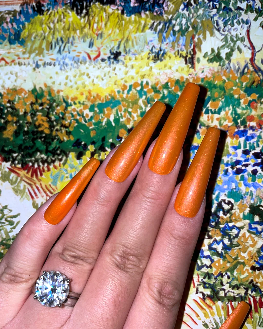 Van Gogh Marigold - Nail Gallerys