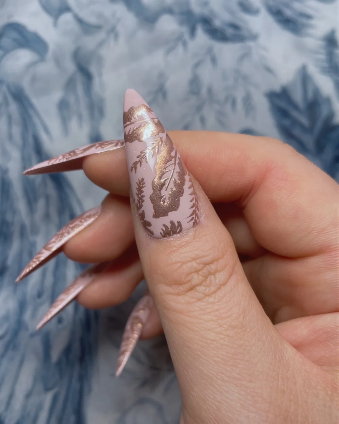 Rose Damask - Nail Gallerys