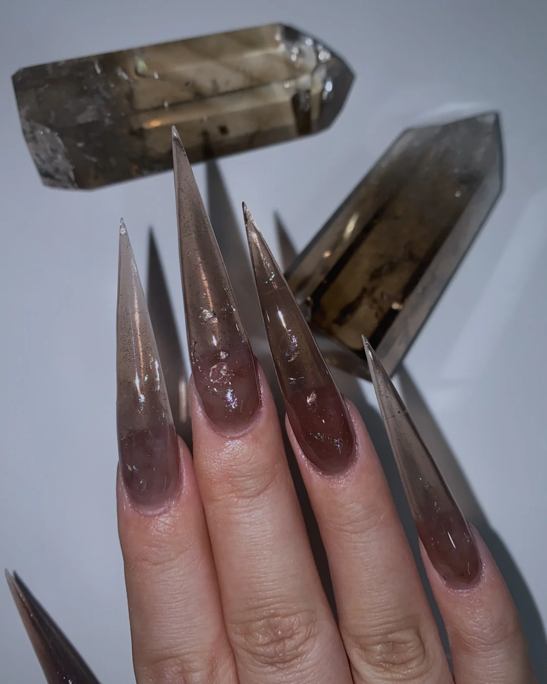 Smoky Quartz - Nail Gallerys