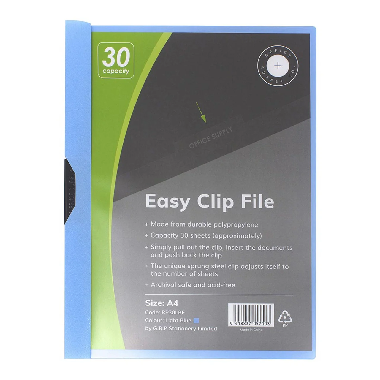 OSC Clip Easy File A4 30 Sheet - Nail Gallerys
