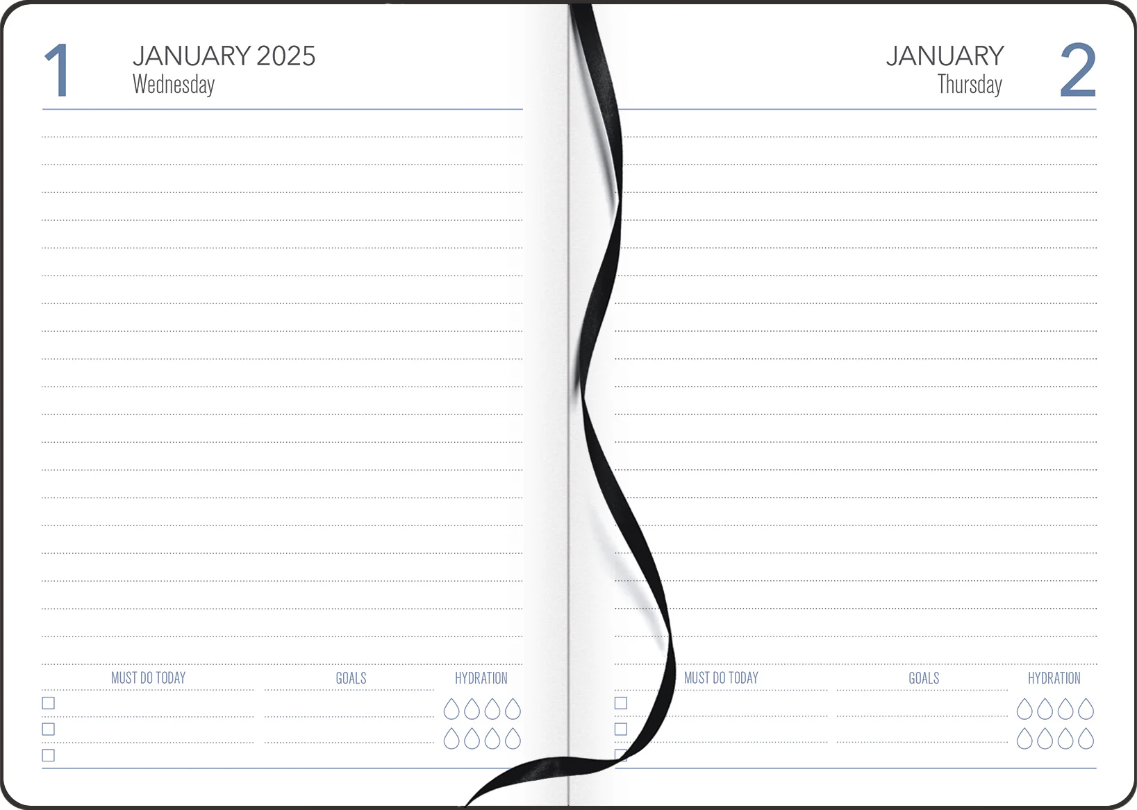 Collins A51 Day Per Page Colour Edge Diaries - Nail Gallerys