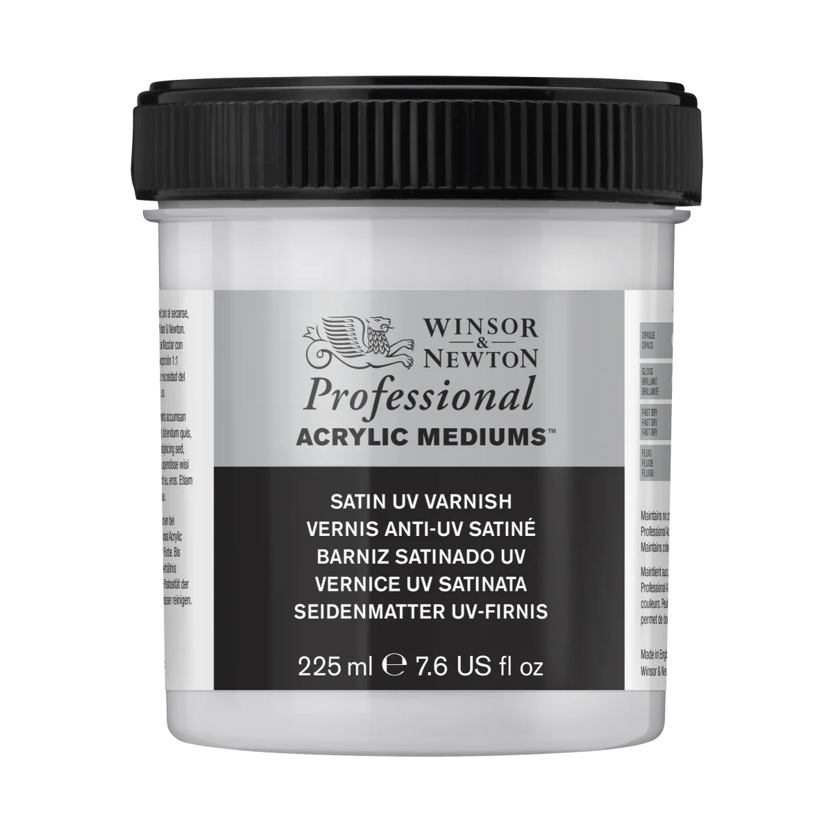 Winsor & Newton Professional UV Varnish Satin Acrylic Mediums - Nail Gallerys