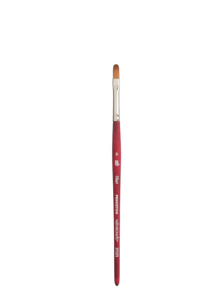 Princeton Velvetouch Synthetic Filbert Brushes - Nail Gallerys
