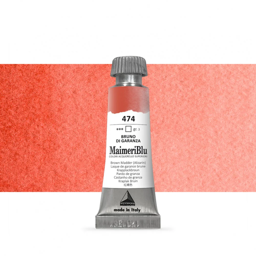 Maimeri Blu Watercolour Paints 12ml - Nail Gallerys