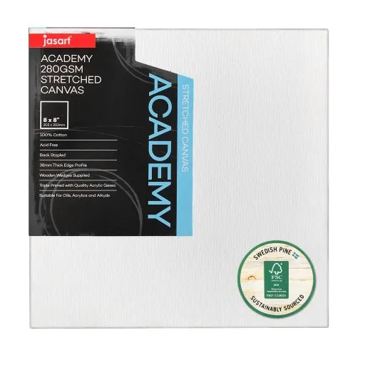 Jasart Academy 1.5 Inch Thick Edge Canvases Pack of 6 - Nail Gallerys
