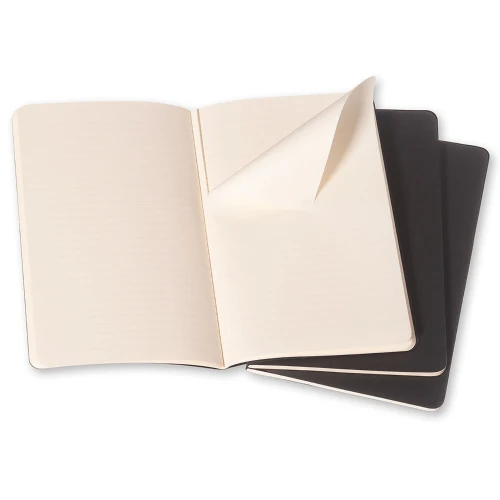 Moleskine Cahier Large Ruled Journals Pack Of 3 - Nail Gallerys