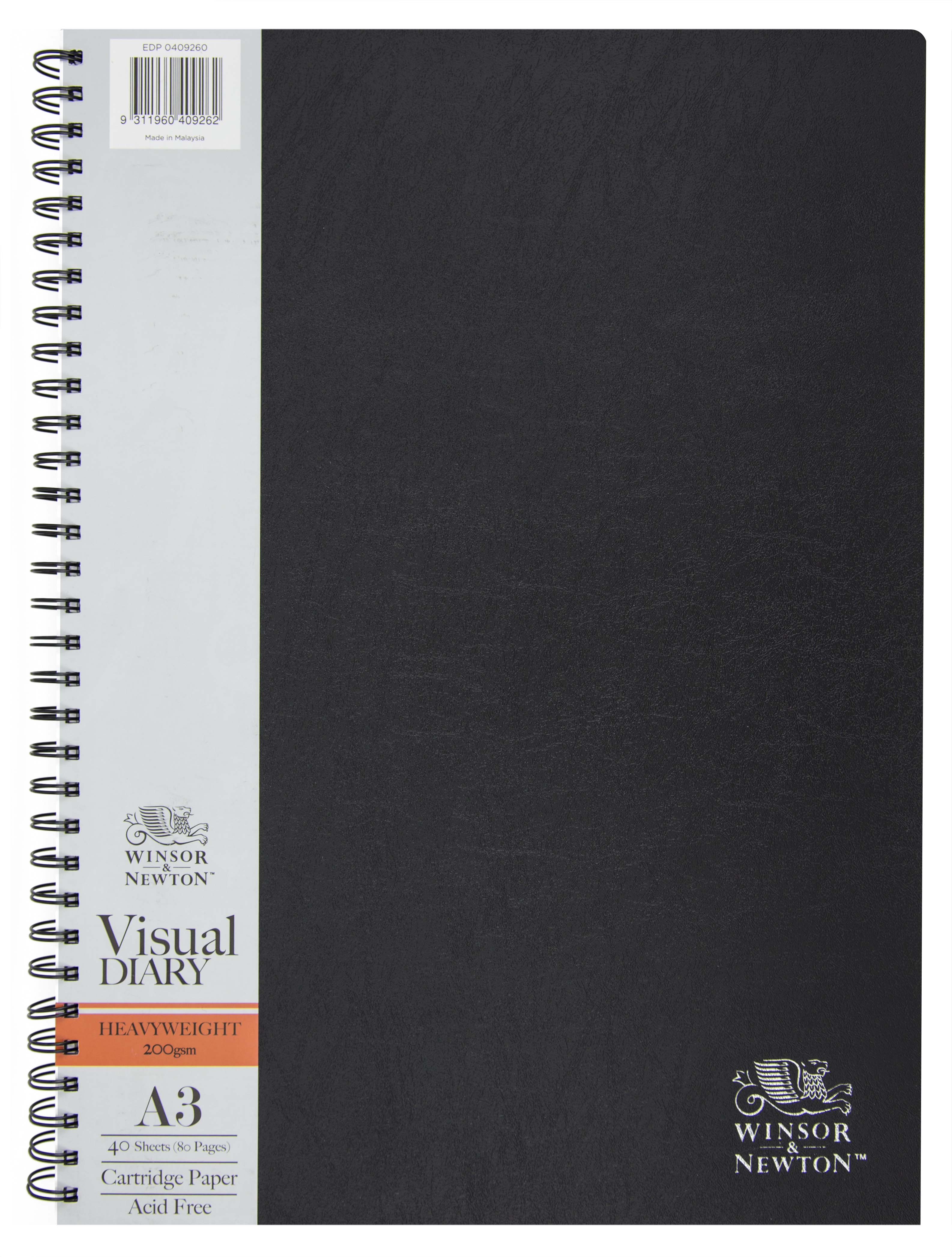 Winsor & Newton Wire 200gsm 40 Sheet Visual Diaries - Nail Gallerys