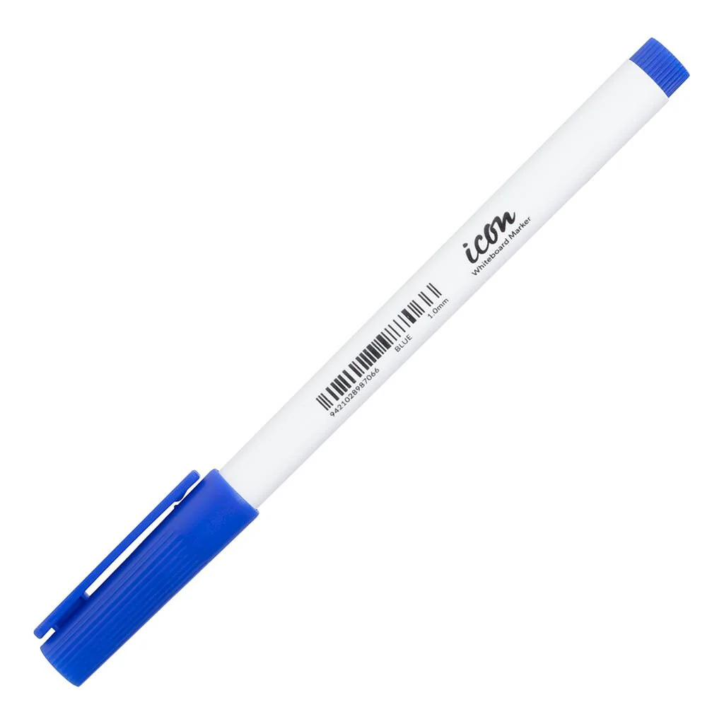 Icon Whiteboard Marker Slim Barrel Fine Tip - Pack Of 12 - Nail Gallerys
