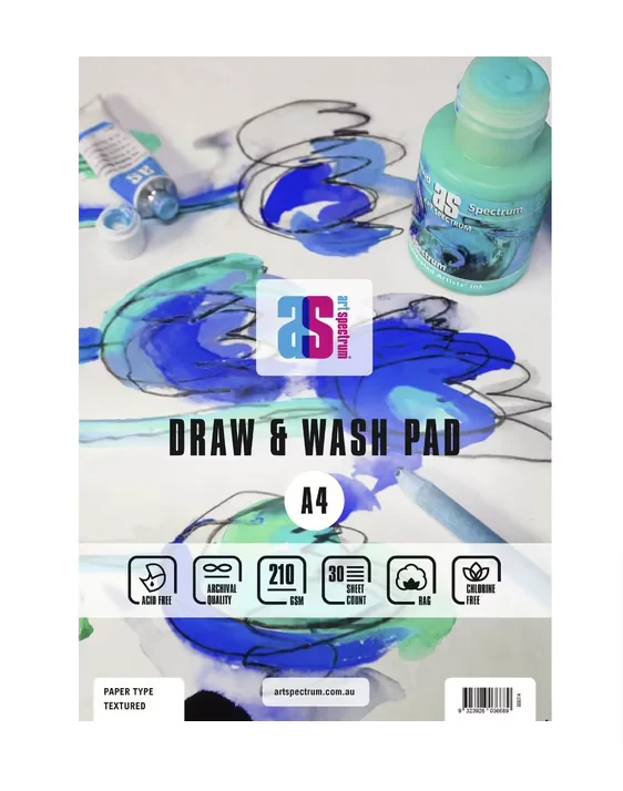 Art Spectrum Textured Draw & Wash Pads 210gsm - Nail Gallerys