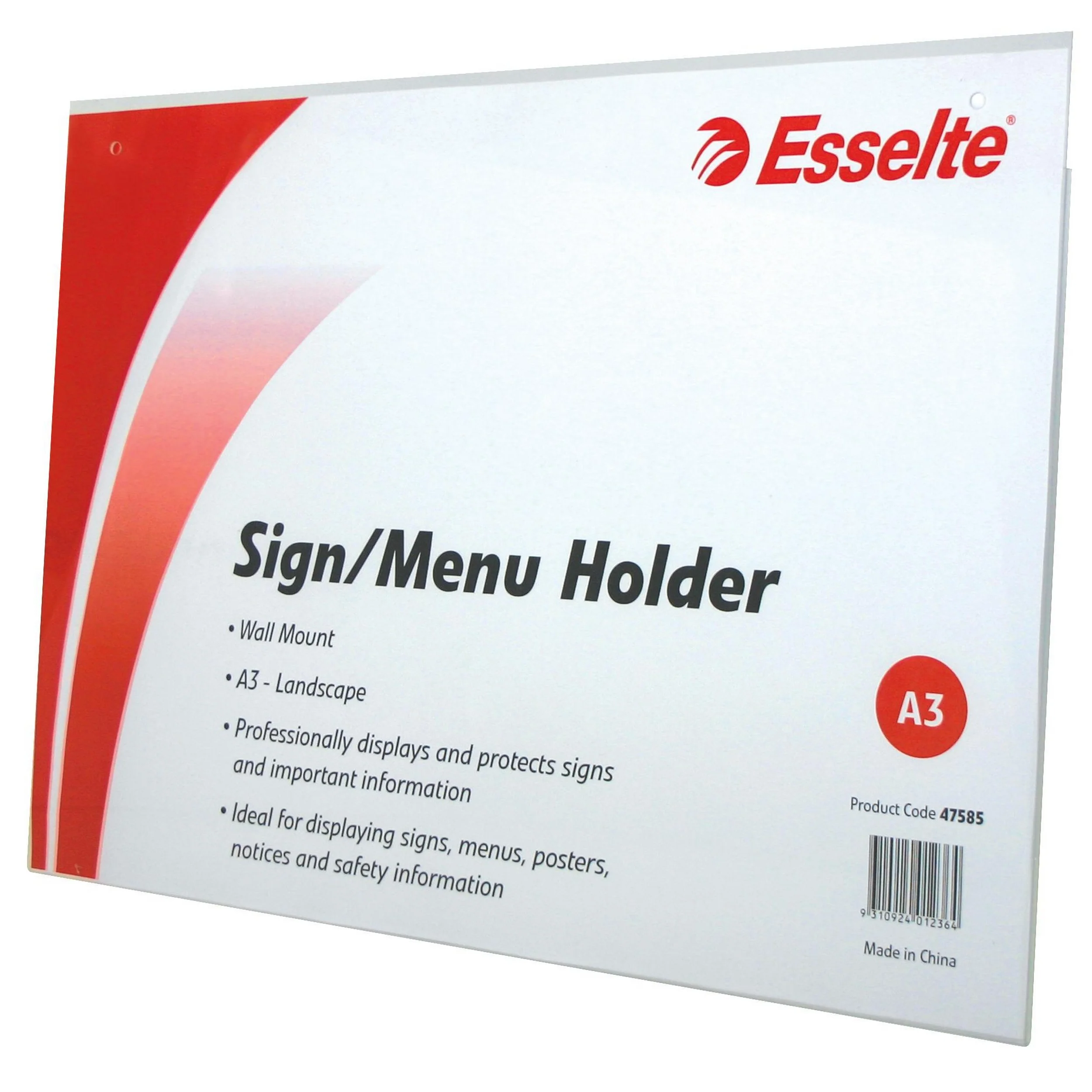 Esselte Sign/menu Holder Wall/mount A3 - Nail Gallerys