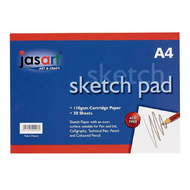 Jasart 110gsm Spiral 20 Sheet Sketch Pads - Nail Gallerys