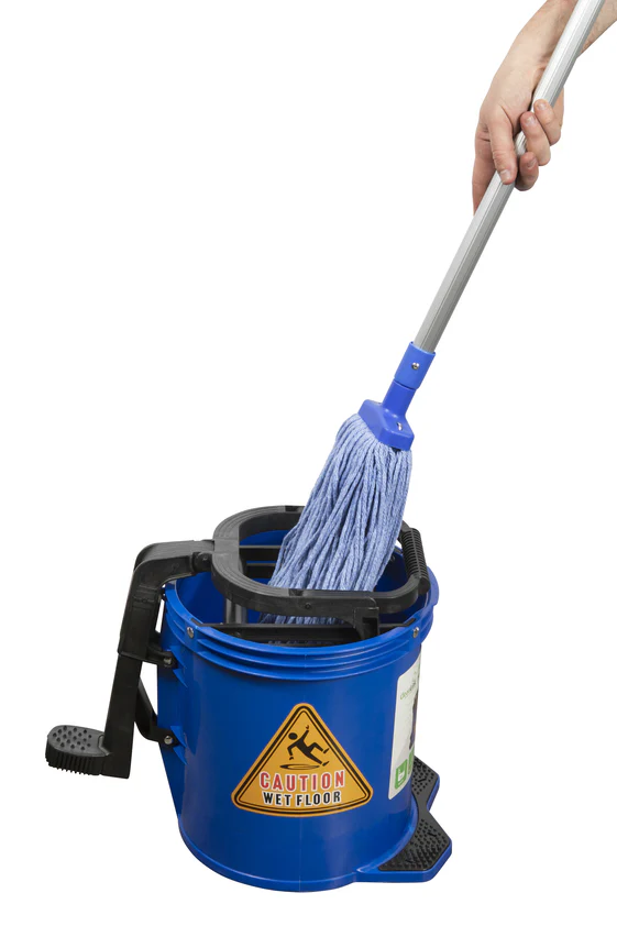 Cleanlink Heavy Duty Mop Bucket Plastic Wringer 16L - Nail Gallerys