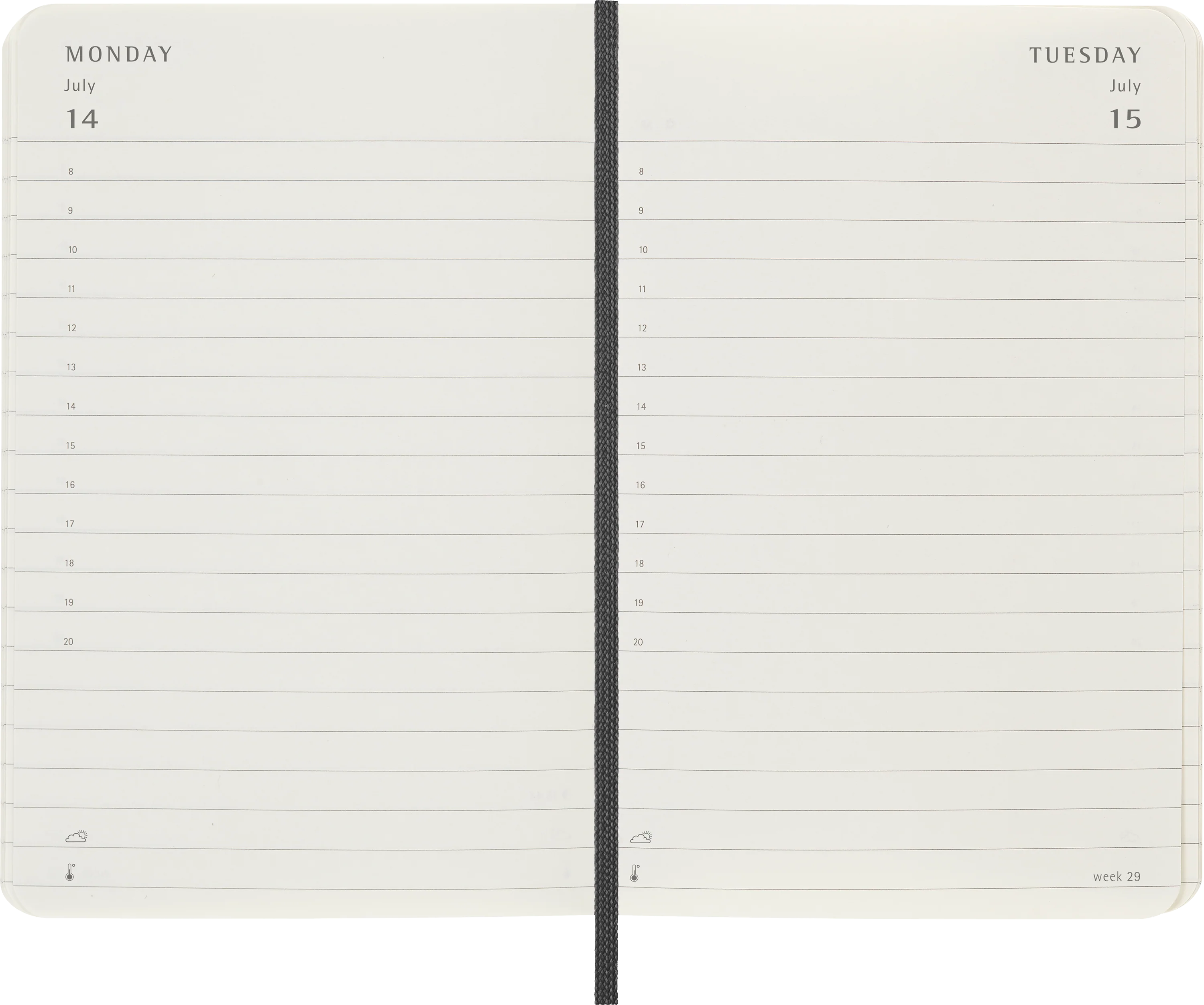 Moleskine 12 Month Daily SC Pocket Diaries - Nail Gallerys