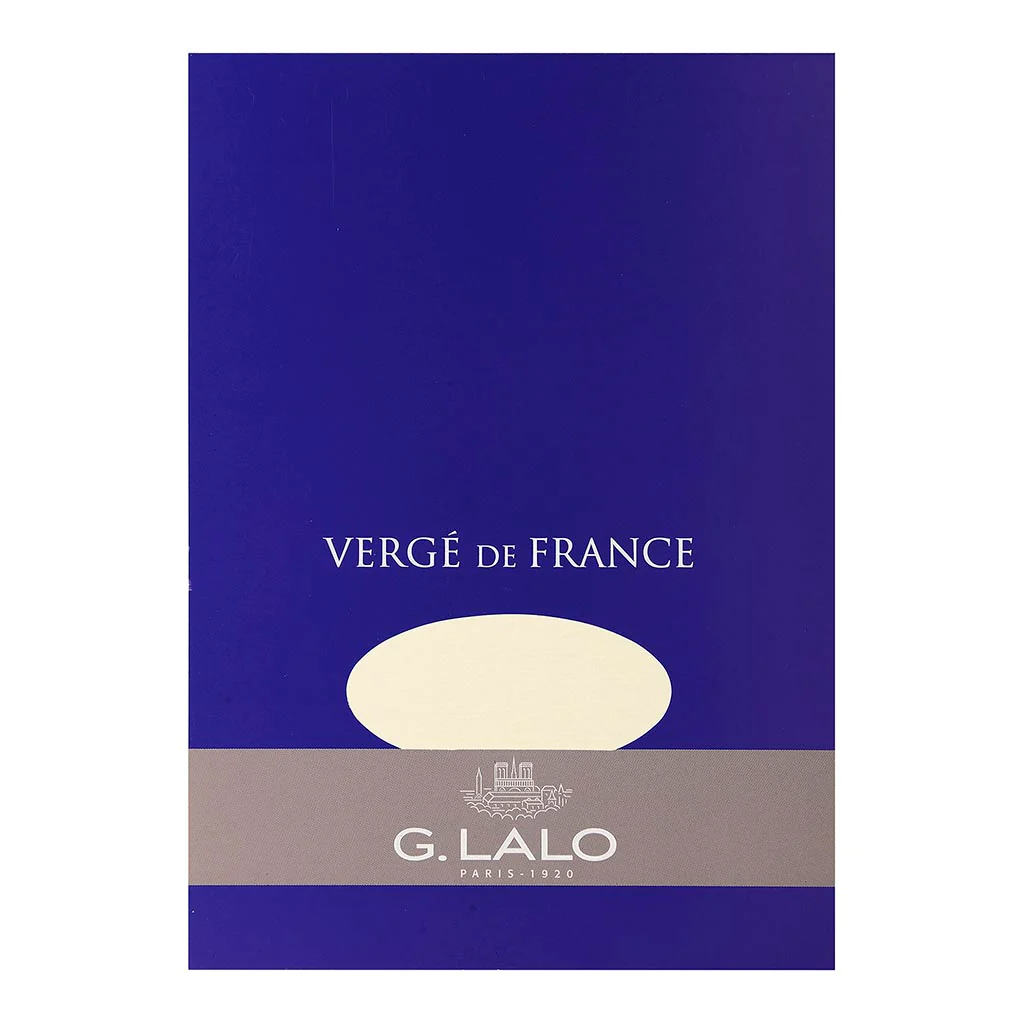 G Lalo Verge de France A5 Writing Pads - Nail Gallerys