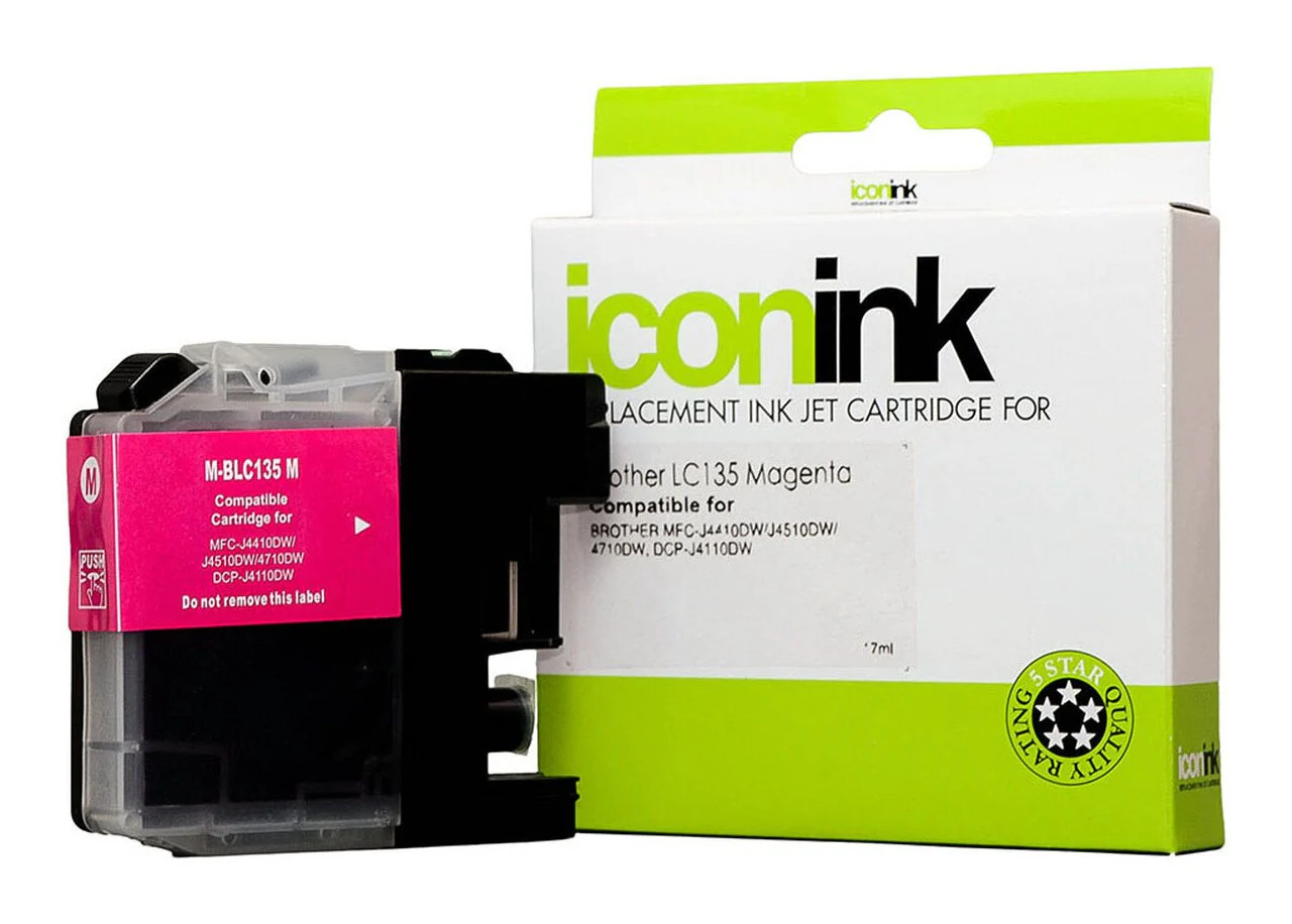 Icon Compatible Brother Lc135 Cartridge - Nail Gallerys