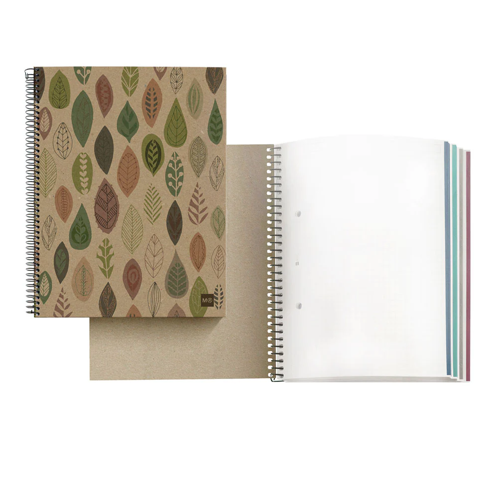 Miquelrius 4 Subject 120 Leaf Ruled Ecobirds Notebooks - Nail Gallerys
