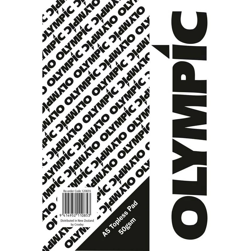 Olympic Topless Pad 100 Leaf 50gsm - Nail Gallerys
