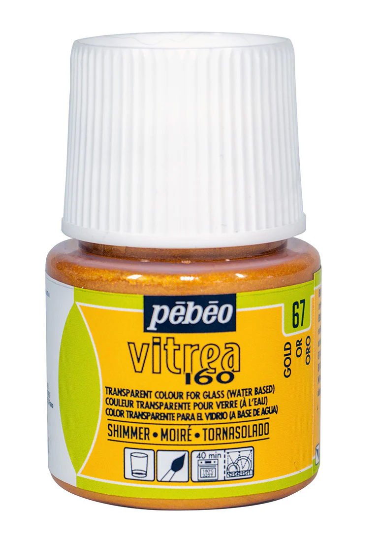 Pebeo Vitrea 160 Shimmer Paints 45ml - Nail Gallerys