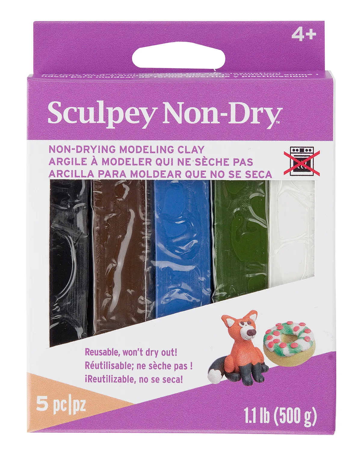 Sculpey Ez Shape Modeling Clay Set Of 5 - Nail Gallerys