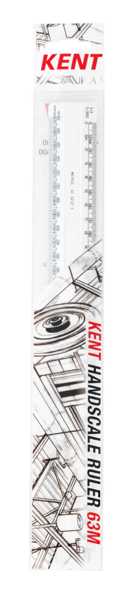 Kent Double Sided Handscale Scale Rulers - Nail Gallerys