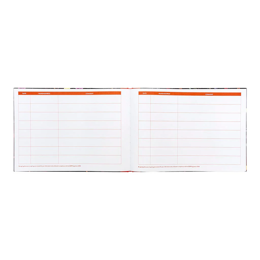 Pukka Bloom A4 Visitors Books - Nail Gallerys