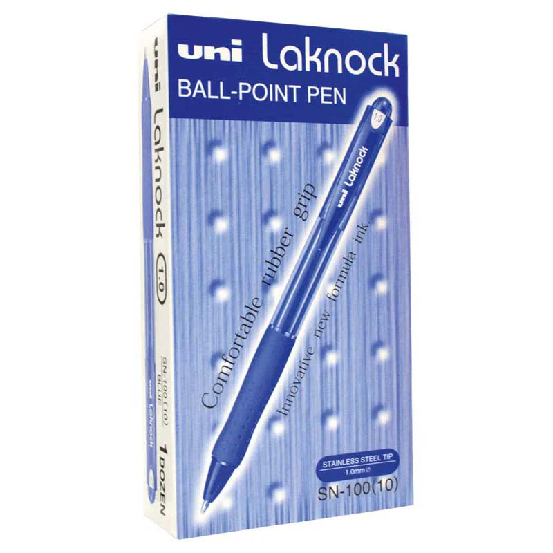 Uni Laknock 1.0mm Retractable Medium Pens - Nail Gallerys