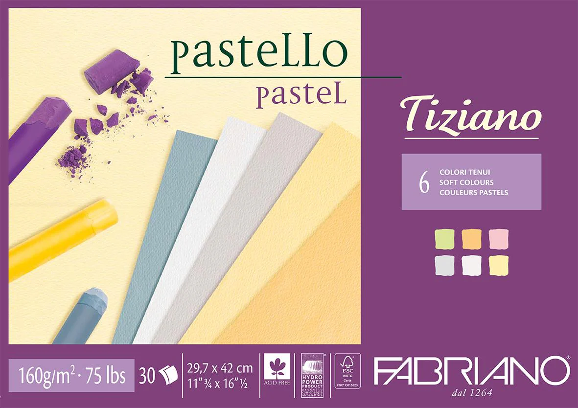 Fabriano Tiziano 160gsm A3 Pads - Nail Gallerys