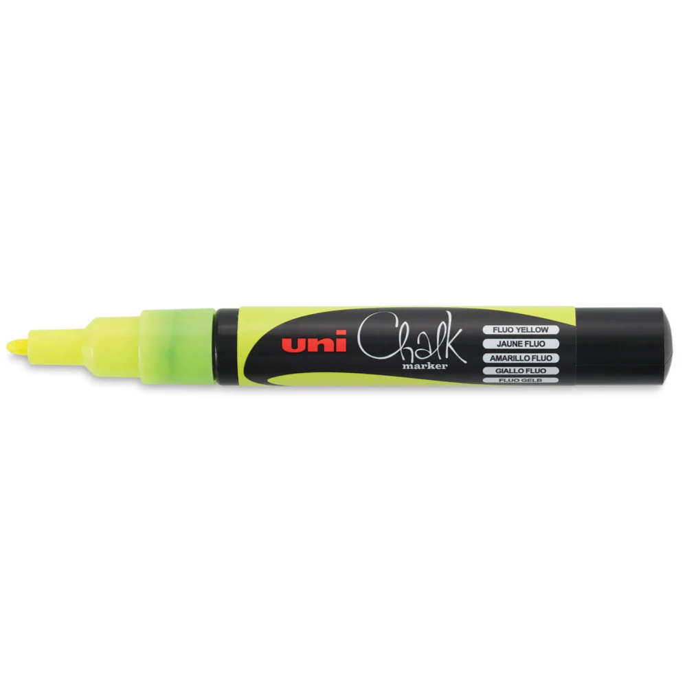 Uni 0.9-1.3mm Bullet Tip Chalk Markers - Nail Gallerys