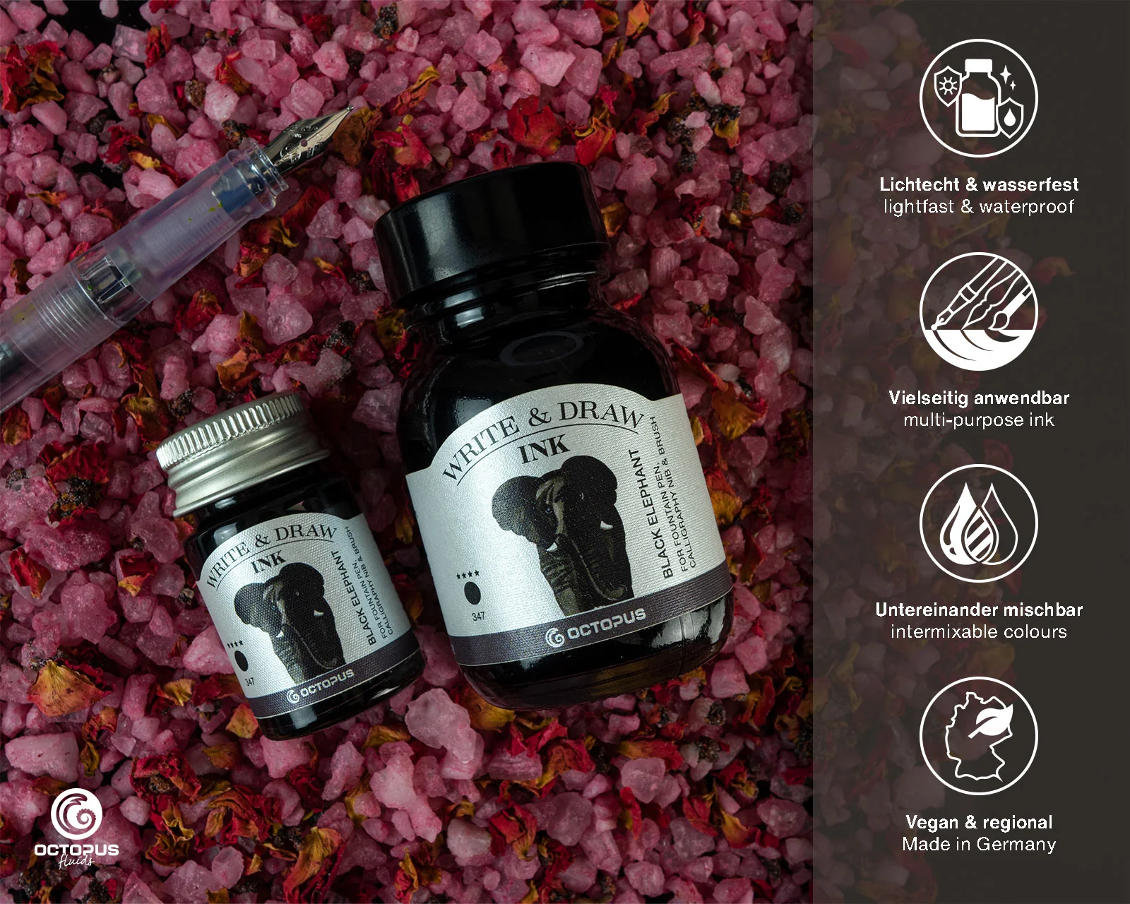 Octopus Fluids Write and Draw Inks 50ml - Nail Gallerys