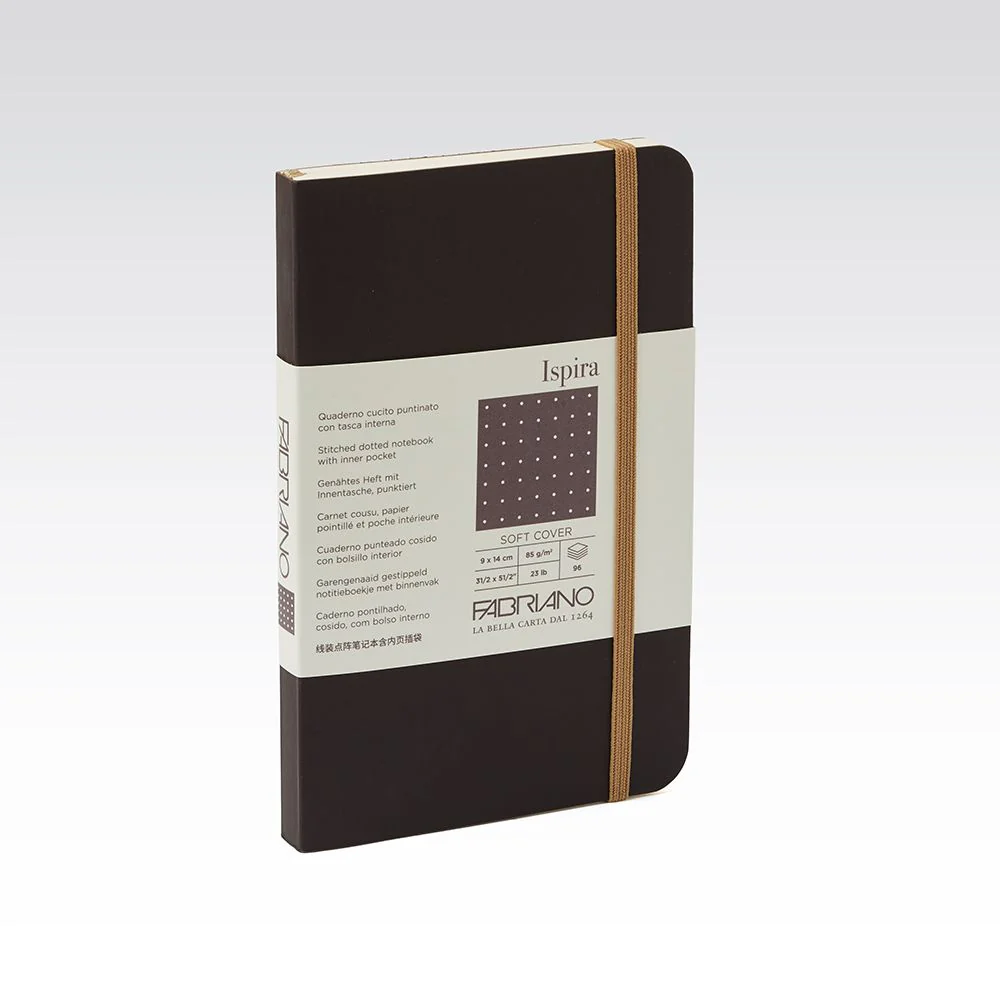 Fabriano Ispira Soft Cover 85gsm Dots 9x14cm Notebooks - Nail Gallerys