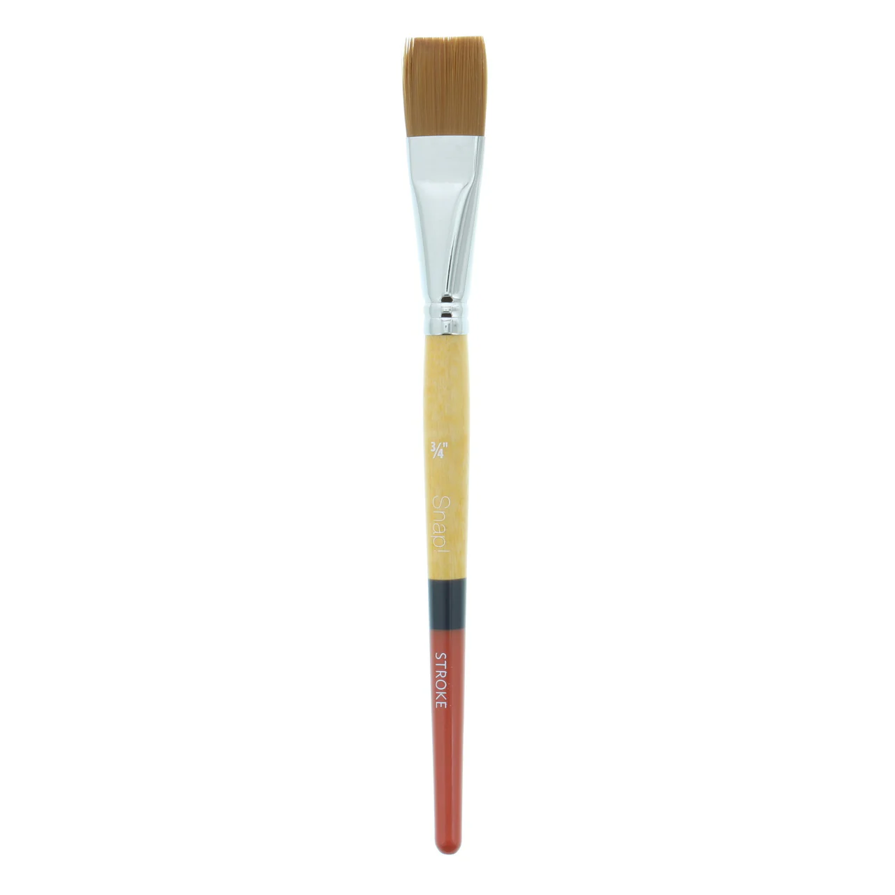 Princeton Snap! 9650 Short Handle Gold Taklon Stroke Brushes - Nail Gallerys