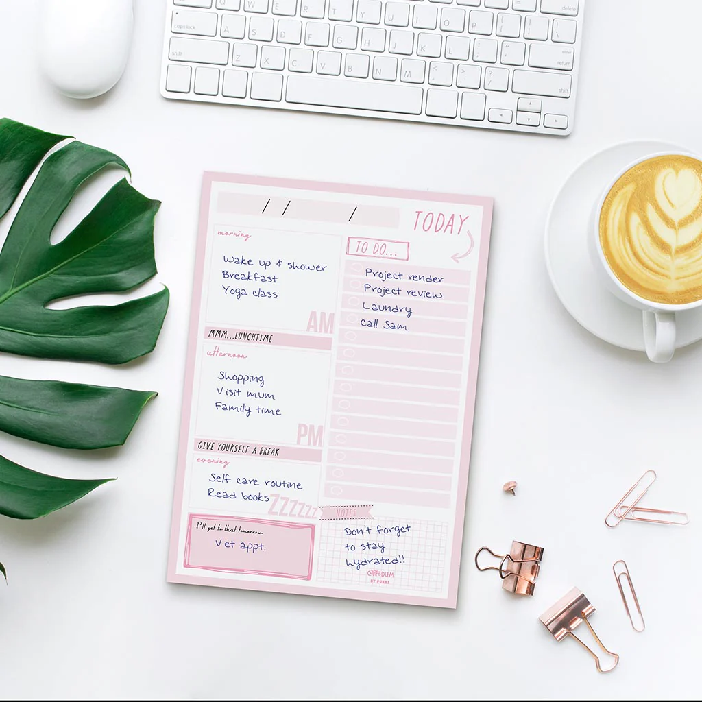 Carpe Diem Daily Planner Pads - Nail Gallerys