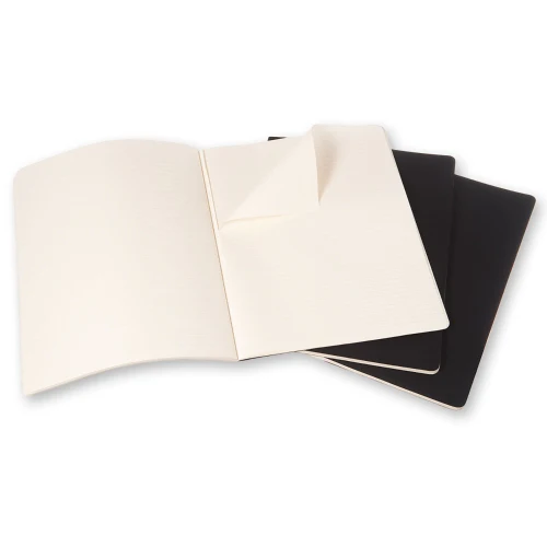 Moleskine Cahier Xxl Ruled Journals Pack Of 3 - Nail Gallerys