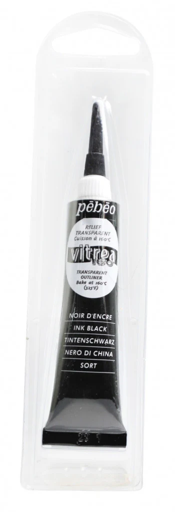 Pebeo Vitrea 160 Glossy Outliner Paints 20ml - Nail Gallerys