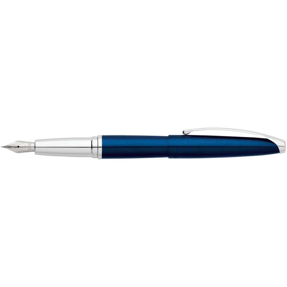 Cross ATX Translucent Blue Lacquer Fountain Pens - Nail Gallerys