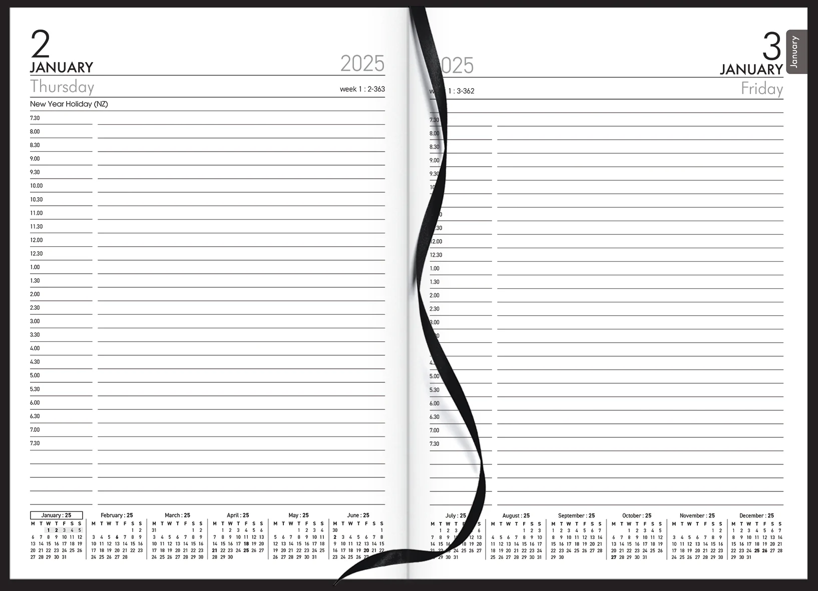 Collins A51A Appointment Diaries - Nail Gallerys