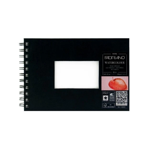 Fabriano Watercolour Spiral 300gsm 25 Sheet Books - Nail Gallerys