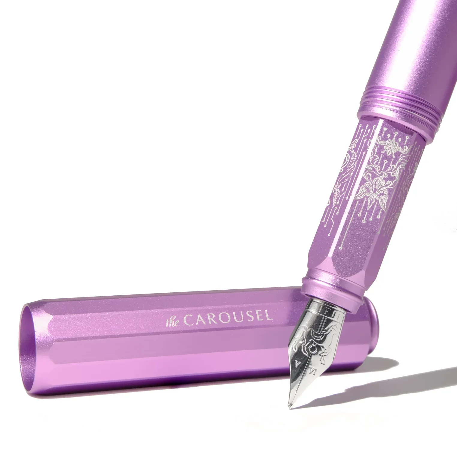 Ferris Wheel Press Aluminium Carousel Medium Fountain Pens - Nail Gallerys