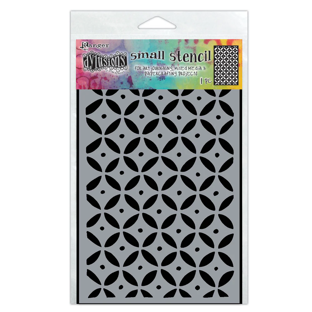 Ranger Dylusions Dot Grid Stencils - Nail Gallerys