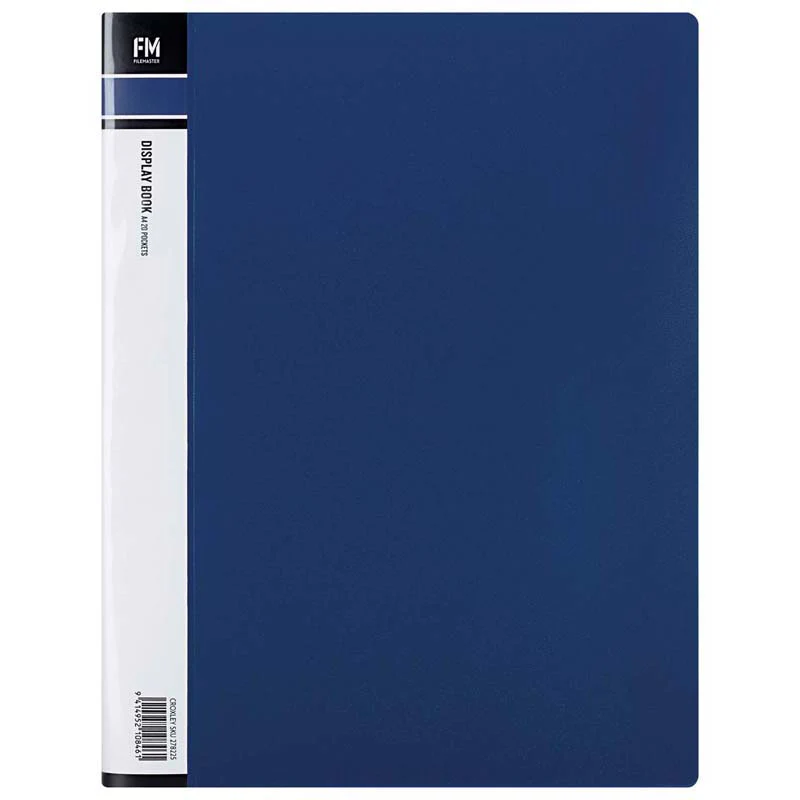 FM Display Book Size A4 20 Pocket Polypropylene - Nail Gallerys