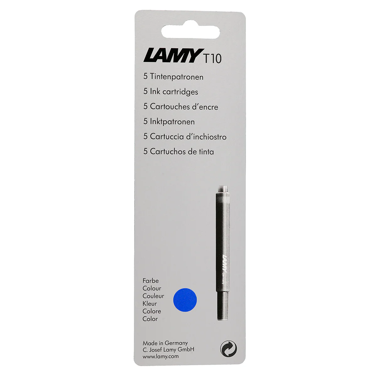 Lamy T10 B/C Ink Cartridges Pack of 5 - Nail Gallerys