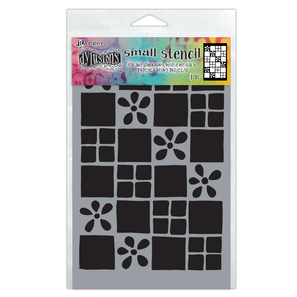 Ranger Dylusions Square Dance Stencils - Nail Gallerys