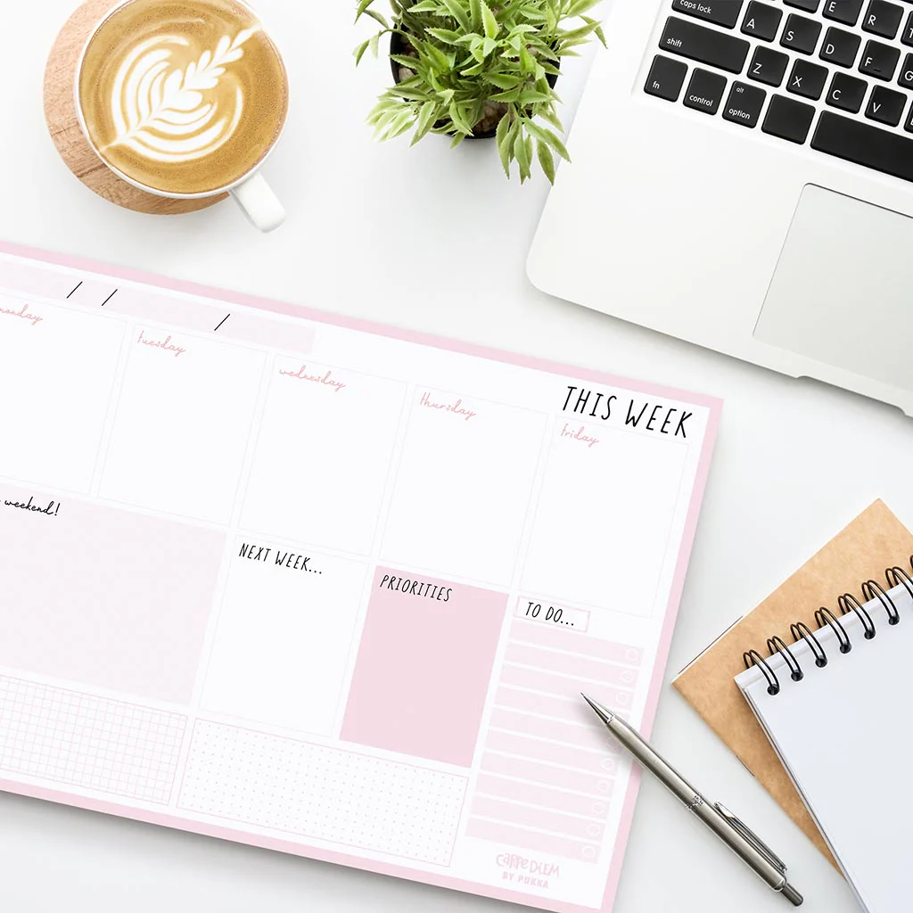 Carpe Diem Weekly Planner Pads - Nail Gallerys