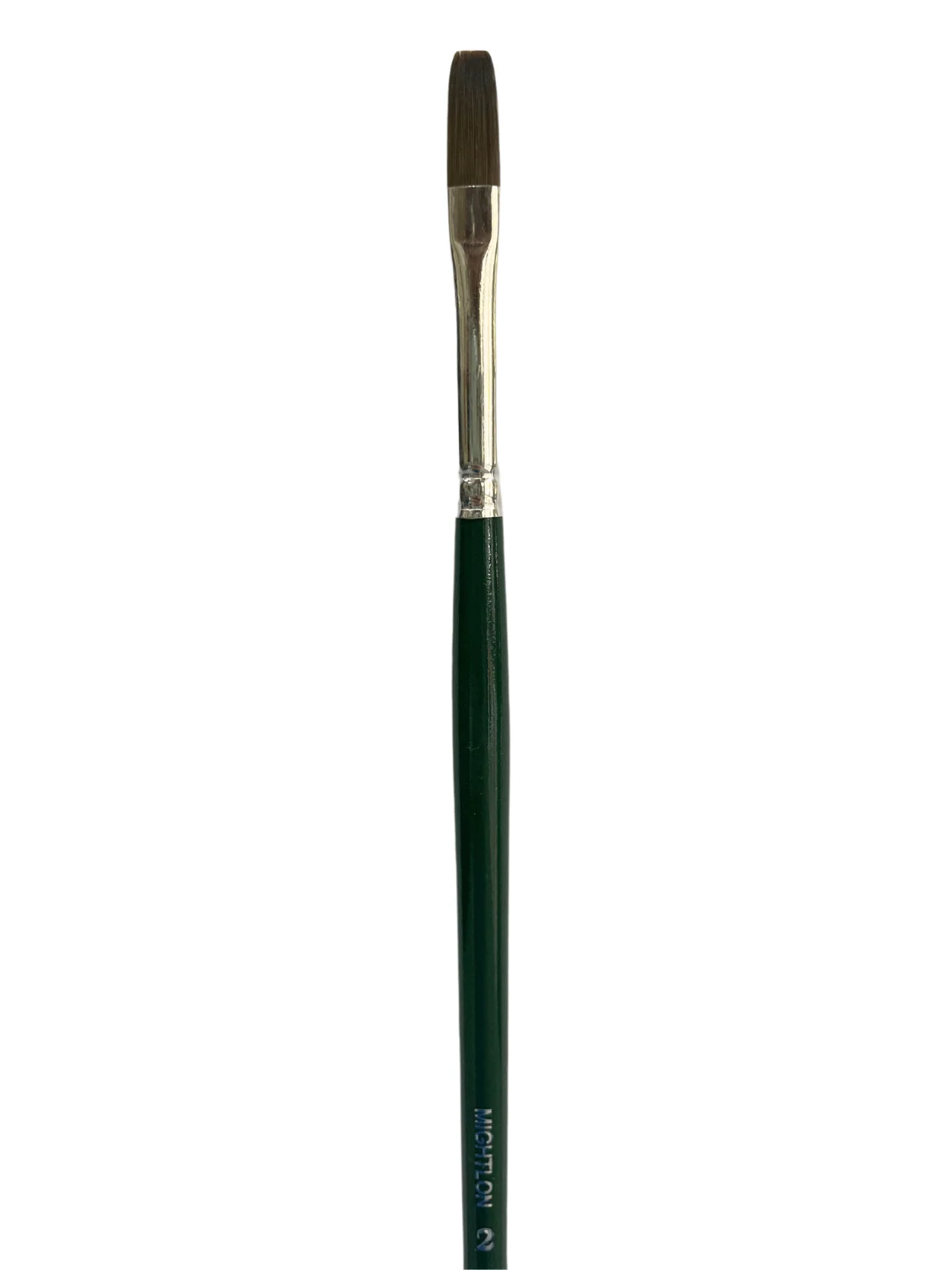 Das S6400 Mightlon Synthetic Flat Long Handle Brushes - Nail Gallerys
