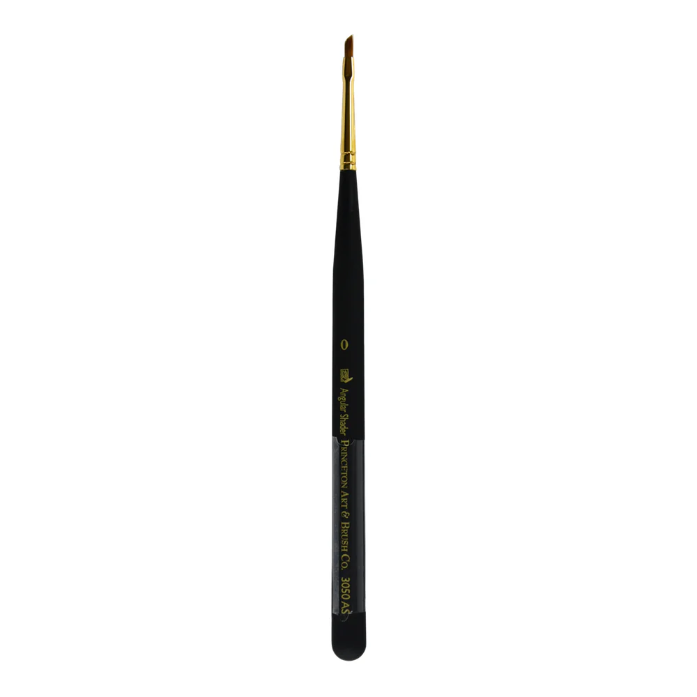 Princeton 3050 Mini Angle Shader Brushes - Nail Gallerys
