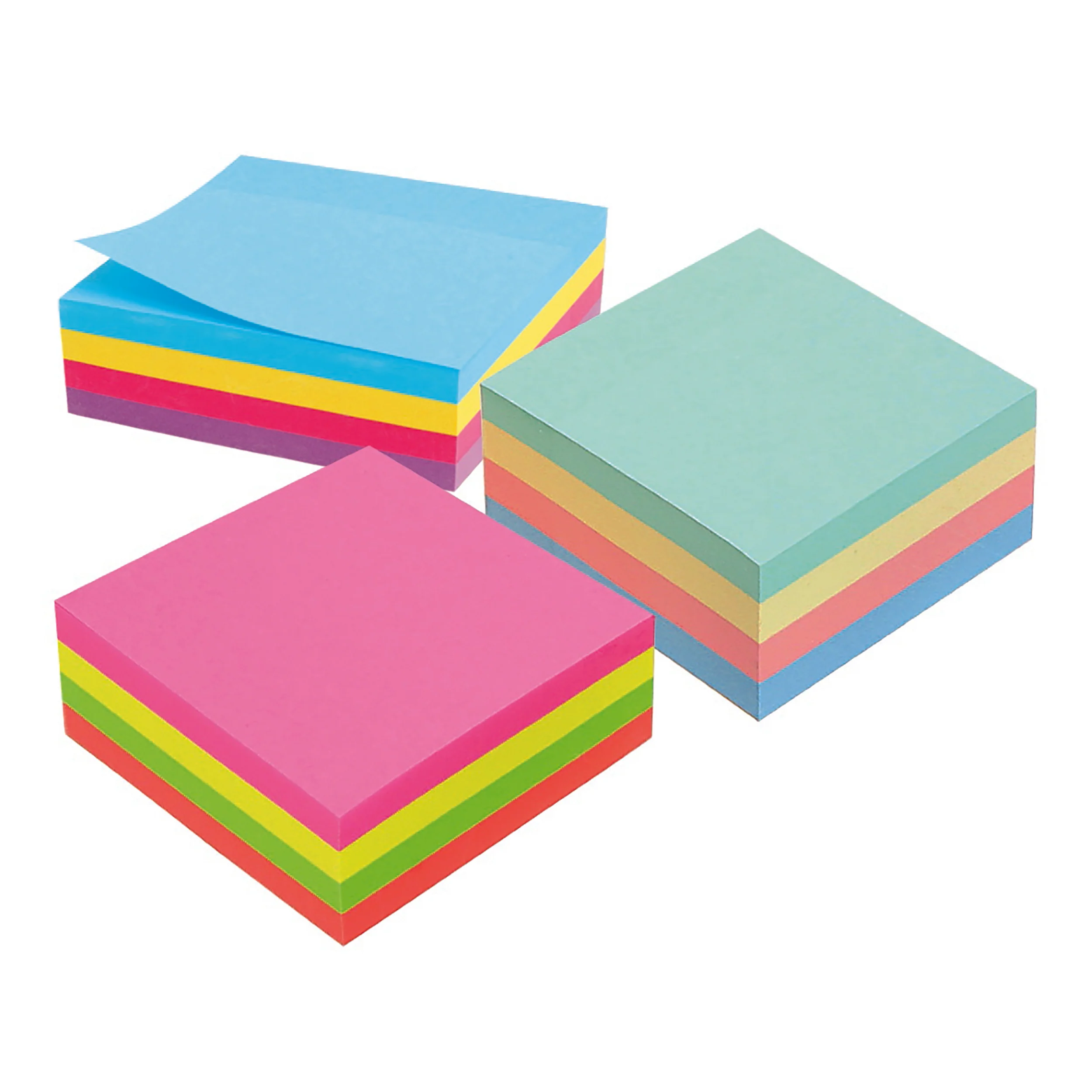 Marbig Notes Cube 75x75mm 320 Sheet Assorted - Nail Gallerys