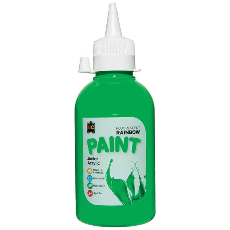 EC Rainbow Fluorescent Acrylic Paints 250ml - Nail Gallerys